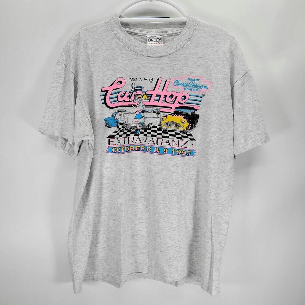 Make A Wish 1993 Car Hop Retro Event T-Shirt
